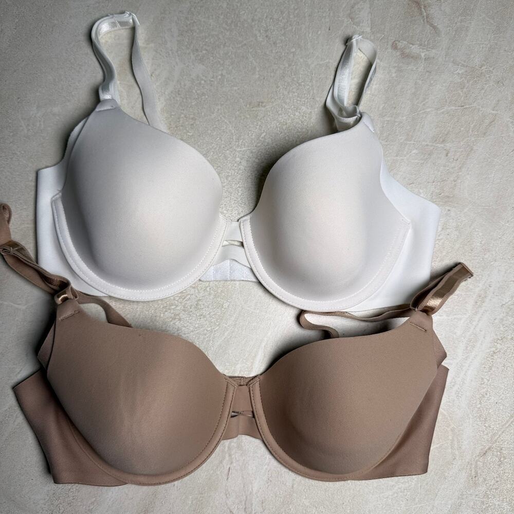 Warner’s Underarm Smoothing Underwire Bra 34B set of 2